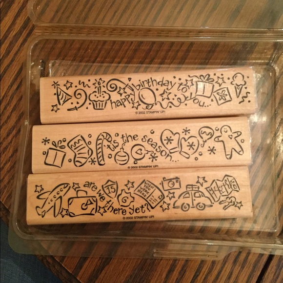 Border Buddies rubber stamp set - Picture 1 of 4